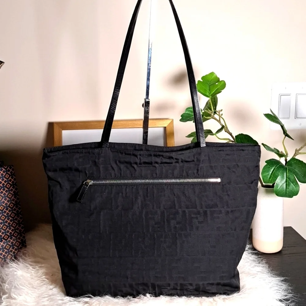 Fendi Monogram Zucca Shopper Tote  EUC - Picture 6 of 15
